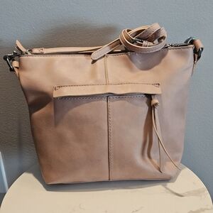 Universal Thread Blush Leather Shoulder Bag